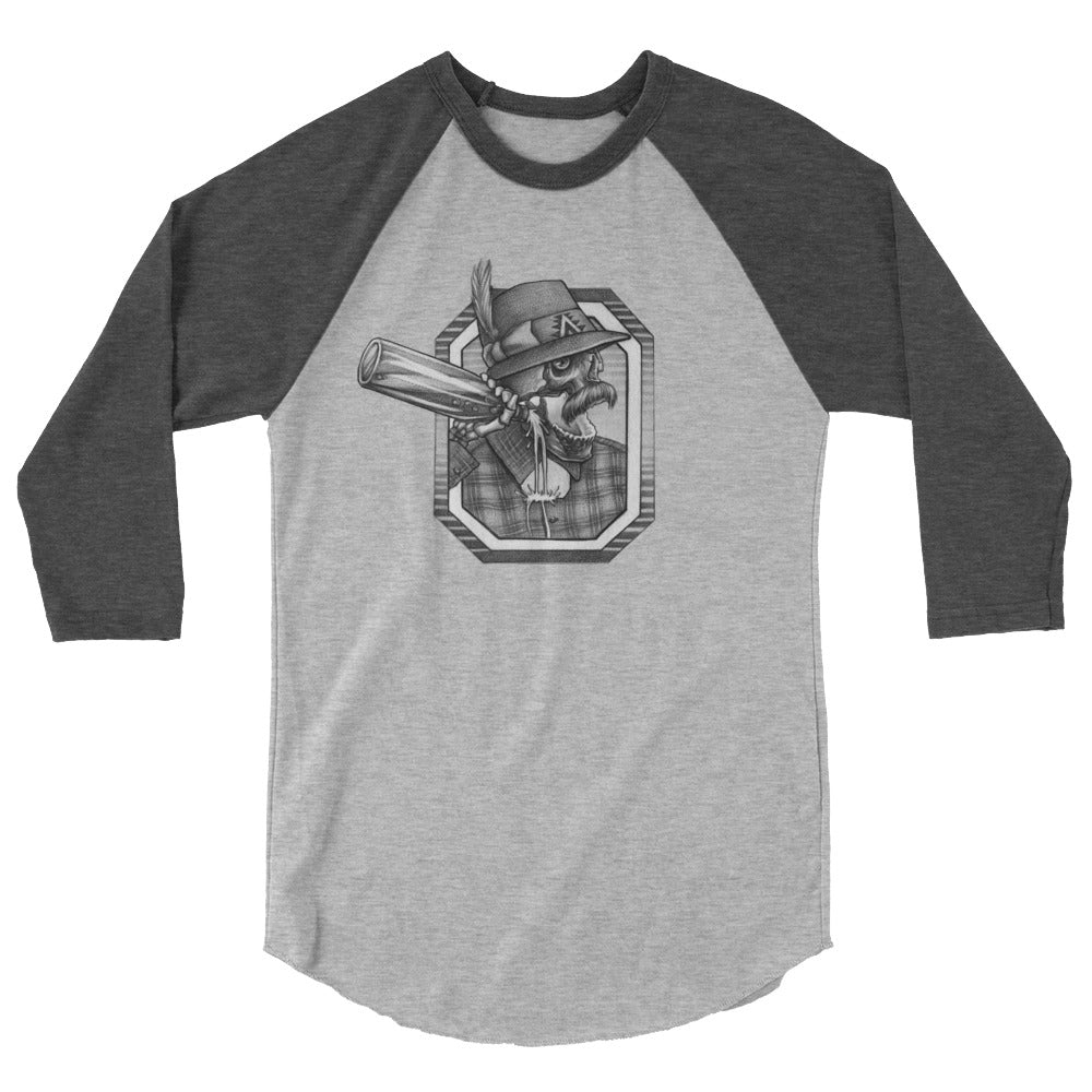 3/4 sleeve raglan shirt