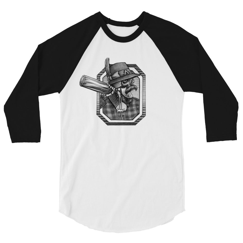 3/4 sleeve raglan shirt