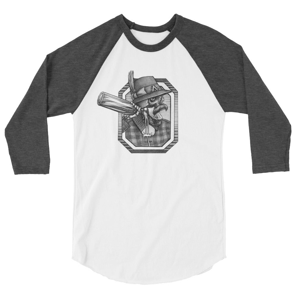 3/4 sleeve raglan shirt